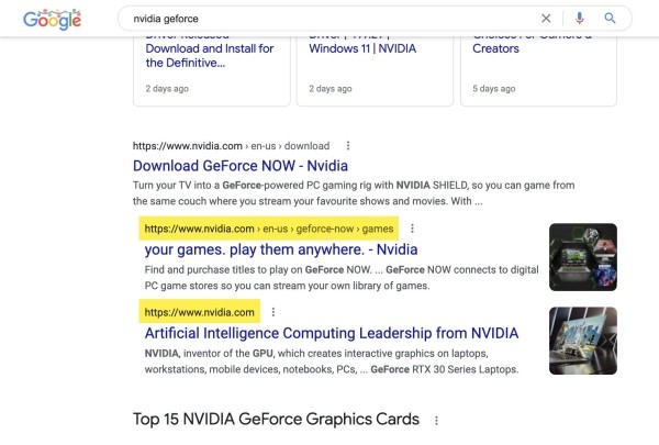 
            Google продолжает эксперименты со связанными результатами
        