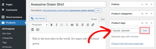 Как добавить продуктовые метки, атрибуты и рубрики в WooCommerce Как добавить продуктовые метки, атрибуты и рубрики в WooCommerce