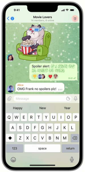 В Telegram появились реакции, скрытый текст и QR-коды
         
            В Telegram появились реакции, скрытый текст и QR-коды