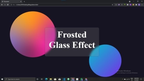 Эффект матового стекла в CSS Эффект матового стекла в CSS