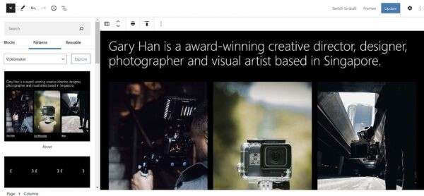 Videomaker: новая блочная тема для режиссеров и создателей видеоконтента
