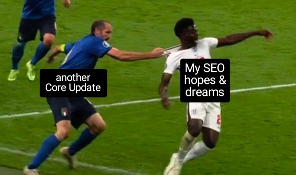 Подборка смешных мемов о SEO в 2021 году
Подборка смешных мемов о SEO в 2021 году