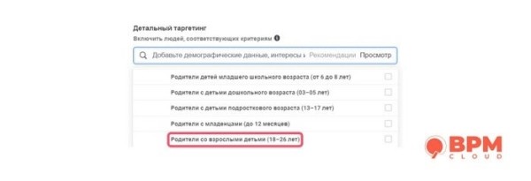 Детальный таргетинг как вид рекламы в Facebook: что это такое и как его включать