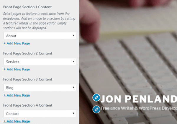 Выполняем настройку WordPress-темы Twenty Seventeen