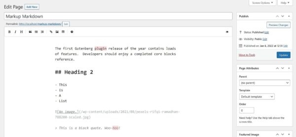 Markup Markdown: новый Markdown-редактор для WordPress