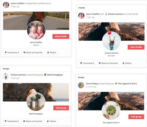Вышел BuddyPress 10.0.0: добавлены запросы на членство, улучшен вид ленты активности