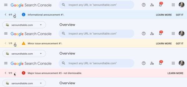 
            Google тестирует панель уведомлений в Search Console
        