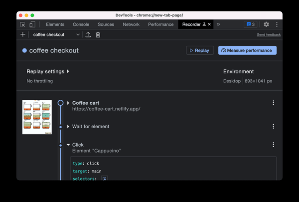 В Chrome DevTools появилась превью-версия новой панели Recorder
В Chrome DevTools появилась превью-версия новой панели Recorder