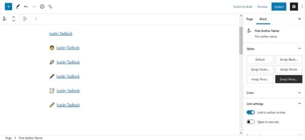Вышел Gutenberg 12.3 с новыми опциями дизайна и блоком Post Author Name