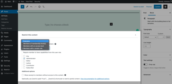 Как организовать платный доступ к контенту в WordPress с помощью Restrict Content Как организовать платный доступ к контенту в WordPress с помощью Restrict Content