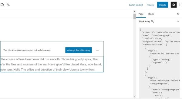 Block X-Ray Attributes: плагин для вывода атрибутов текущего выбранного блока в редакторе