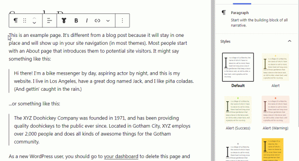 Snow Monkey Editor: плагин для добавления произвольных стилей к базовым блокам WordPress