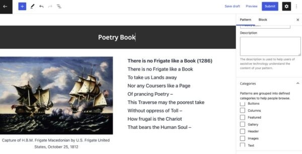 В каталоге WordPress.org появился встроенный конструктор паттернов