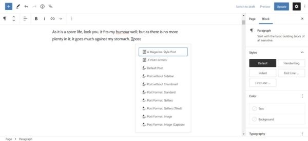 Вышел Gutenberg 12.8 с Web Fonts API, вложением блоков Group