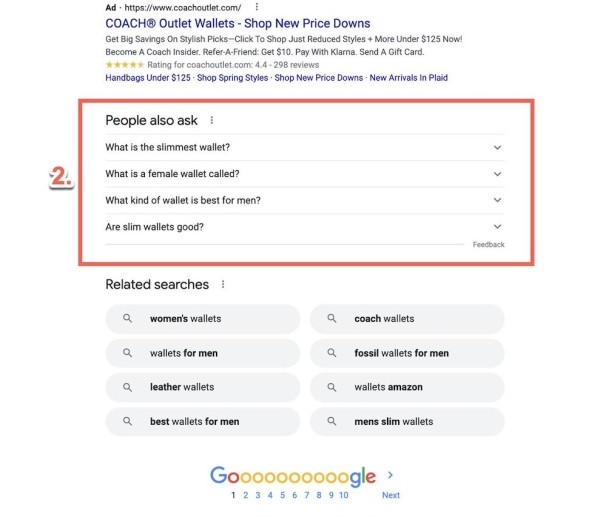 
            Google показывает блок с похожими запросами несколько раз на одной странице
        