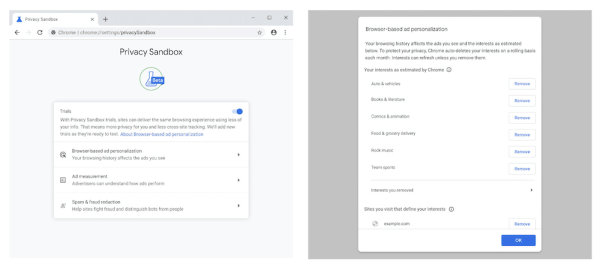 Google начал глобальное тестирование Privacy Sandbox
Google начал глобальное тестирование Privacy Sandbox