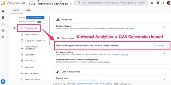 Google реализовал импорт целей из Universal Analytics в Google Analytics 4
Google реализовал импорт целей из Universal Analytics в Google Analytics 4