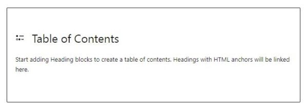 Вышел Gutenberg 13.3 с экспериментальным блоком Table of Contents (оглавлением)