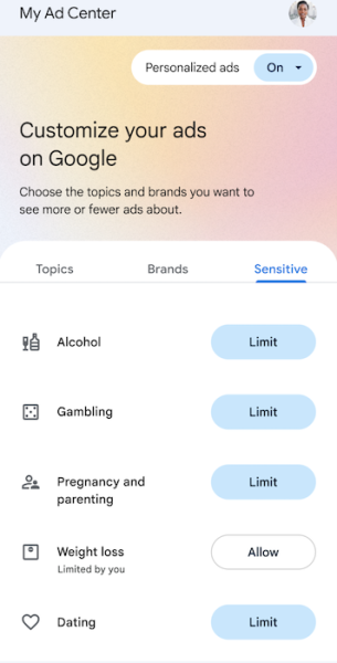 
            Google запустил новый инструмент для управления рекламными предпочтениями — My Ad Center
        