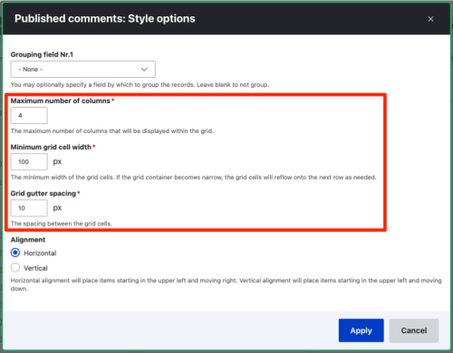 CSS Grid с автозаполнением и максимальным количеством столбцов минимального размера