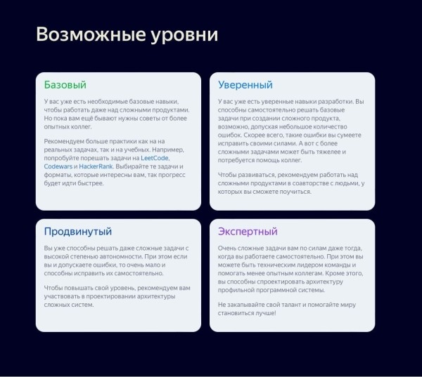 Яндекс открыл разработчикам доступ к своим тестам для проверки технических навыков Яндекс открыл разработчикам доступ к своим тестам для проверки технических навыков