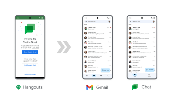 Google закроет мессенджер Hangouts в ноябре 2022 года