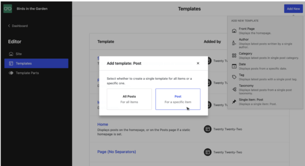 Вышел Gutenberg 13.6: добавлен выбор паттернов для произвольных типов записей, расширено создание типов шаблонов