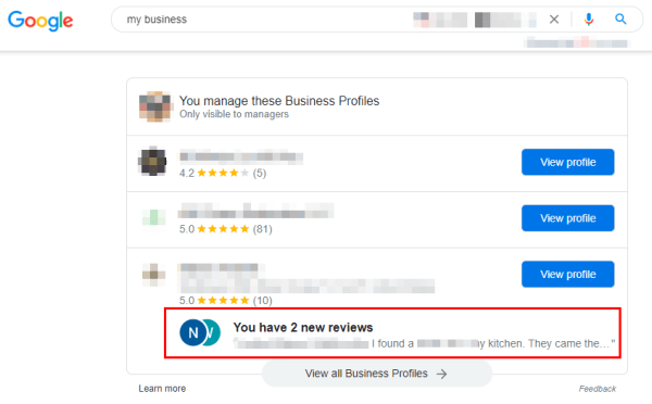 Google добавил возможность просмотра всех бизнес-профилей на поиске
Google добавил возможность просмотра всех бизнес-профилей на поиске
