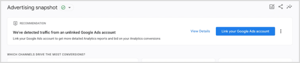 В Google Analytics появились персональные рекомендации В Google Analytics появились персональные рекомендации