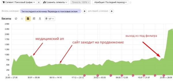 
            Продвижение интернет-магазина БАДов после Google Medic Update. Кейс
        