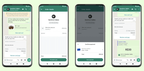 WhatsApp тестирует функцию поиска компаний, общения с ними и оформления заказов
WhatsApp тестирует функцию поиска компаний, общения с ними и оформления заказов