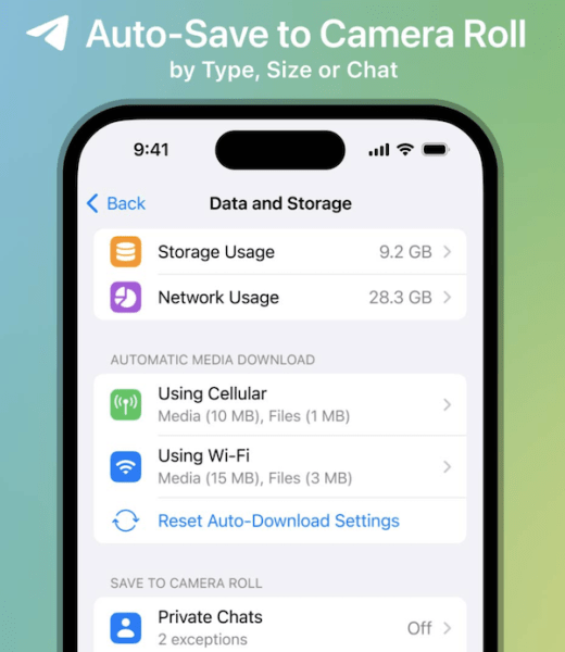 
            Telegram запустил конструктор аватаров и автосохранение полученных медиа
        