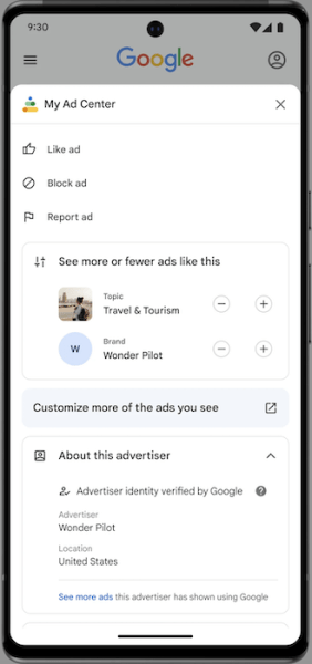 Google объявил о запуске Центра прозрачности рекламы
Google объявил о запуске Центра прозрачности рекламы