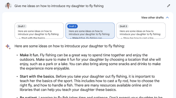 
            Google открывает доступ к Bard
        