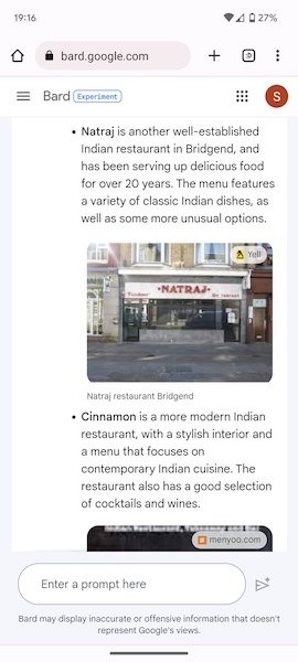 
            Google Bard начал использовать в ответах изображения
        