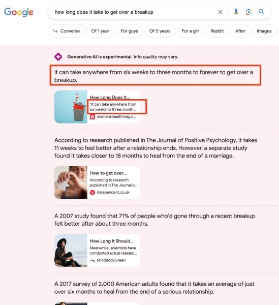 Экспериментальный поиск Google: первые вопросы и ответы
Экспериментальный поиск Google: первые вопросы и ответы
