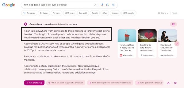 Экспериментальный поиск Google: первые вопросы и ответы
Экспериментальный поиск Google: первые вопросы и ответы