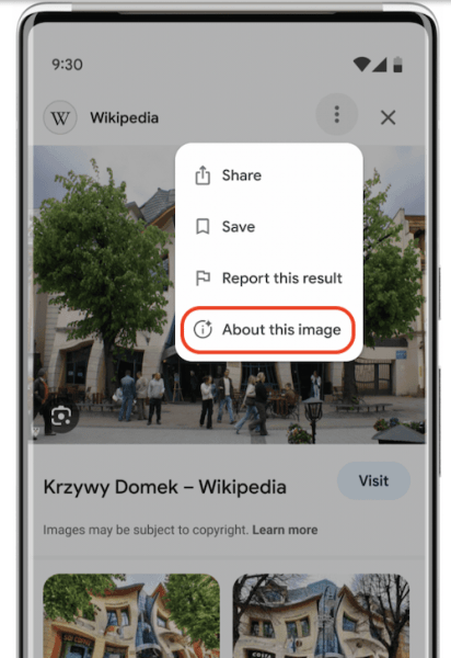 
            Google запустил инструмент для оценки визуального контента – «About this image»
        