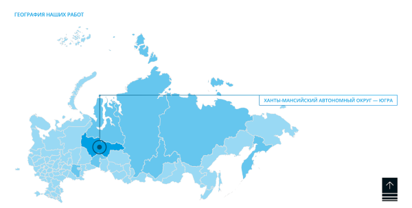 Дизайн и разработка сайта геофизической компании