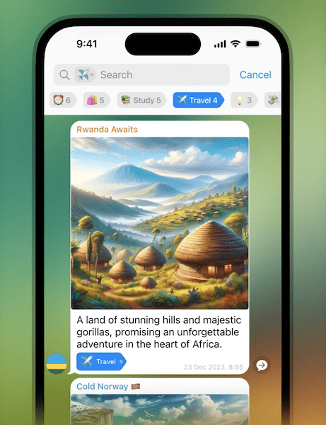 
            Telegram представил Избранное 2.0
        
