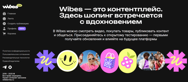 Wildberries запустил приложение Wibes с короткими видеороликами Wildberries запустил приложение Wibes с короткими видеороликами