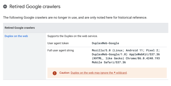 
            Google упразднил агента пользователя DuplexWeb
        